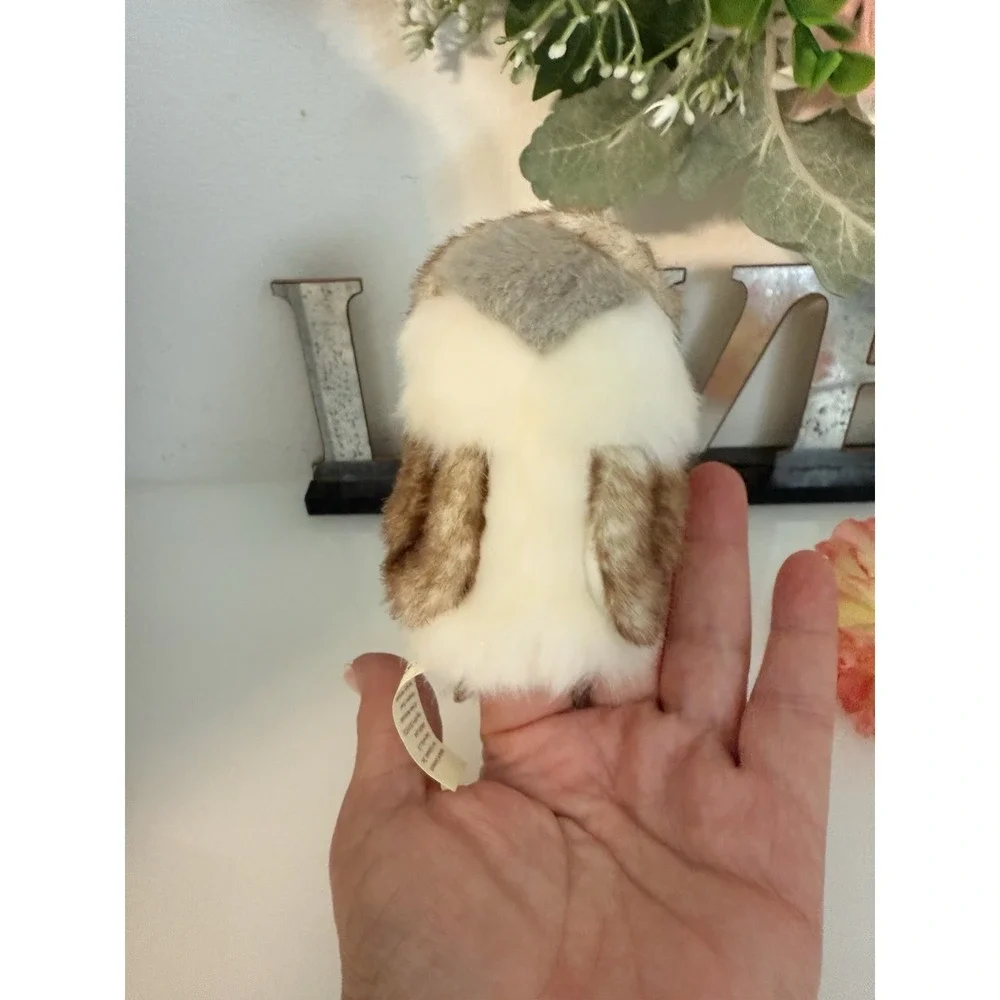 Vintage Folkmanis 2003 Mini Barn‎ Owl Finger Puppet 4.5 Inches Excellent Age 3+